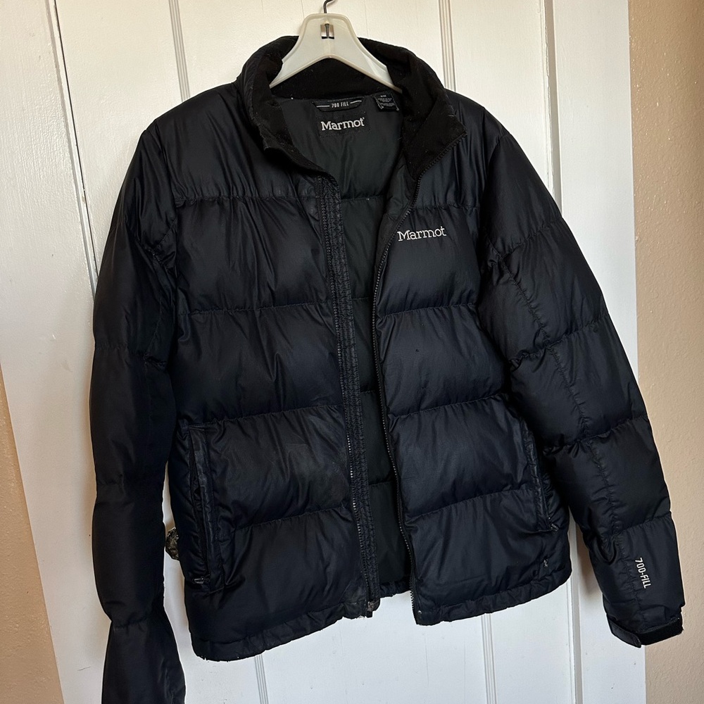 Marmot Black Puffer Jacket